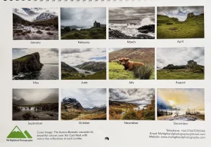 Back 2027 Scottish Landscape Calendar