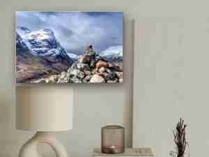 Cairn on Glencoe in Winter — Digital Download - Image 4